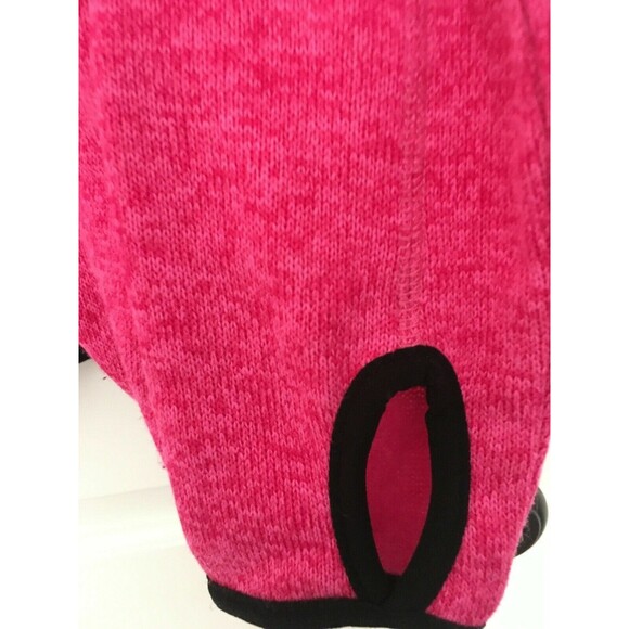 Danskin Now Women's Active Sweater Hoodie w/ Thumb Holes Size M 8-10 Pink Black - Picture 10 of 10